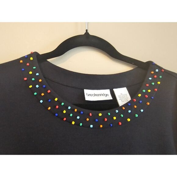 Breckenridge Grandma Core, embellished parrot, XL, Beaded shirt - Picture 5 of 8